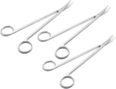 Metzenbaum Nelson Scissors – Curved, 25 cm | 3-Piece Set | Precision Dissecting Scissors | Reusable & Autoclavable #113910158