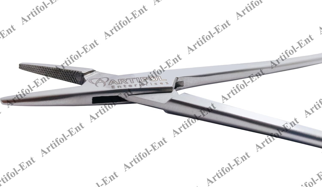 Halsey Needle Holder – 13 cm | 3 Pcs Set | Serrated Jaws for Precision Grip #132910139-1