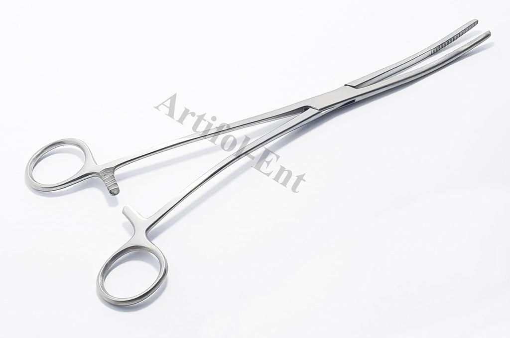 Pinze Bozemann per spugne e rimozione di polipi – 25 cm curve (set da 2 pezzi) Pinze in acciaio inossidabile per una manipolazione precisa delle spugne e la rimozione dei polipi | #117270510