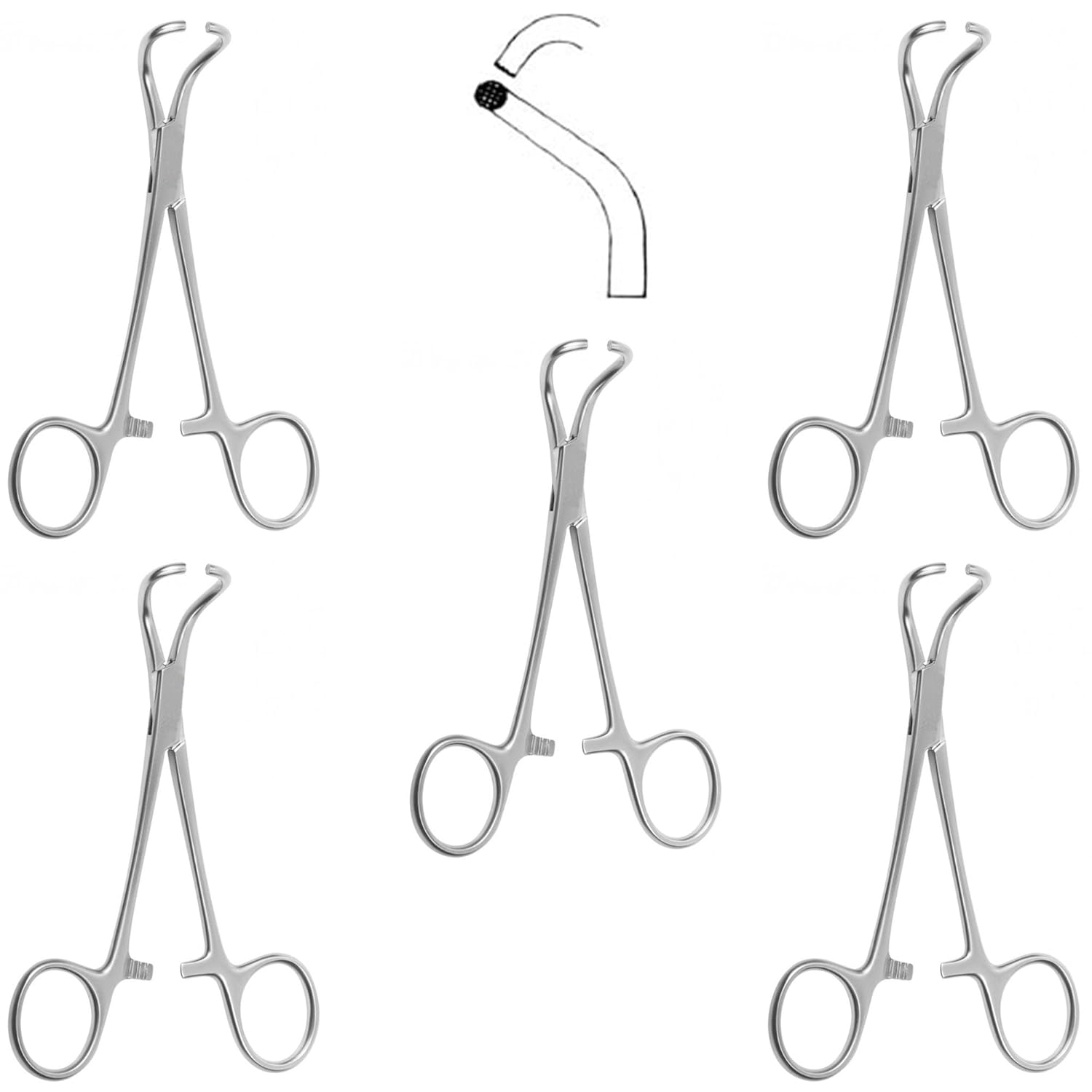 Tohoku Japan Towel Clamp 10 cm (4") – 5 Pcs Stainless Steel Towel Forceps | Surgical Instrument Set #115910352