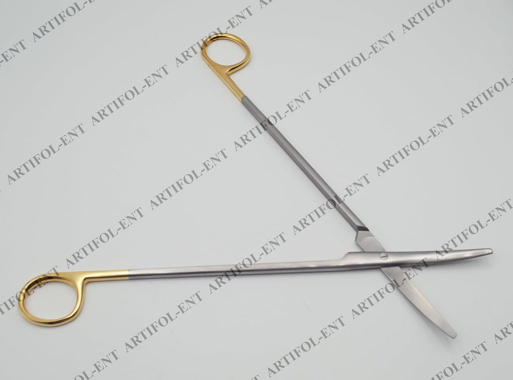 Elite TC Metzenbaum Scissors 25 cm Curved – Long-Reach Slim-Line Surgical Scissors | Tungsten Carbide (TC) Inserts, High-Density Stainless Steel | Professional Grade #113910630