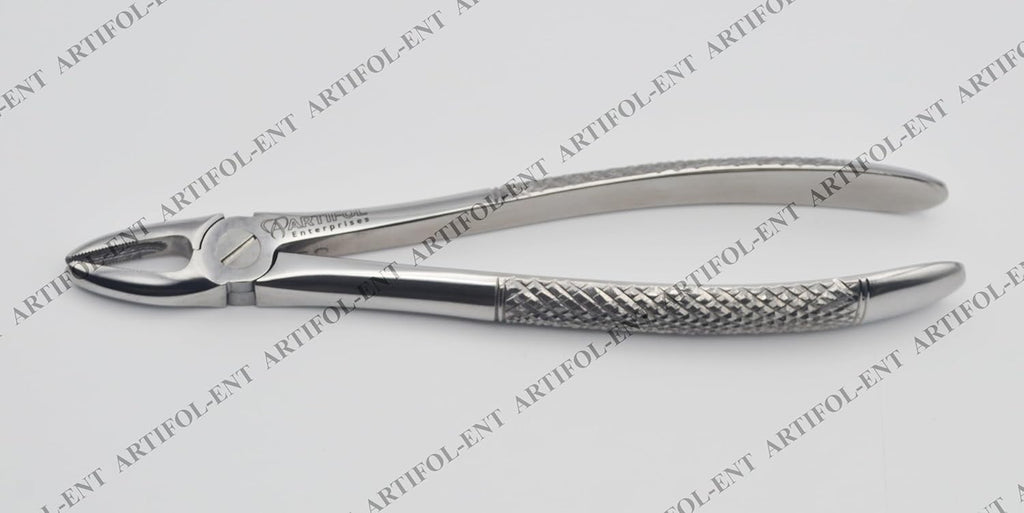 Professional Extraction Forceps Upper Anteriors 1E – Straight Precision Beaks | High-Performance Stainless Steel Extraction Instrument | Ergonomic Non-Slip Handle | Ideal for Vertical Extraction #FX1E