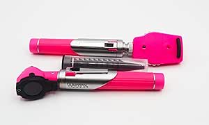 Student Home Use New Ent Otoscope & Ophthalmoscopes Examination Kit Fiber Optic Diagnostic Set Black Color OS1015