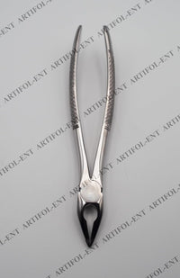 Pince d’extraction de précision de style européen – FX35E | Outil de préhension et d’extraction robuste en acier inoxydable | Mâchoires dentelées puissantes, levier équilibré et construction durable | Idéale pour le travail artisanal #FX35E