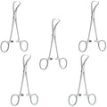Backhaus Handtuchklemme 11 cm (4,5 Zoll) – Chirurgische Hämostasezange aus Edelstahl (5-teiliges Set) #115910343