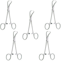 Backhaus Handtuchklemme 11 cm (4,5 Zoll) – Chirurgische Hämostasezange aus Edelstahl (5-teiliges Set) #115910343