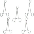 Backhaus Towel Clamp - 15cm (6") Stainless Steel Surgical Forceps 5 Pcs Set #115910345