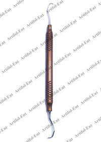 Doppelseitige Parodontalinstrumente | Braun farbbeschichtete Aluminium-Hohlgriffe | #GR1314