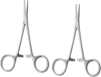 Rochester Pean Forceps 14 cm Straight | 2-Piece Precision Hemostatic Clamp Set | Stainless Steel #115910117
