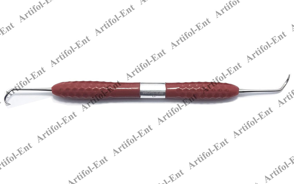 CT7 Dental Composite Resin Filling Instruments – 17 cm (3 Pcs Set)  Double-Ended Precision Tips | Brown Silicone Handles | #CT7
