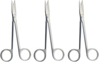 Gum Scissors Straight 14.5 cm – 3 Pcs | Stainless Steel | Precision Cutting Edge | Ergonomic Design #1013500030-1