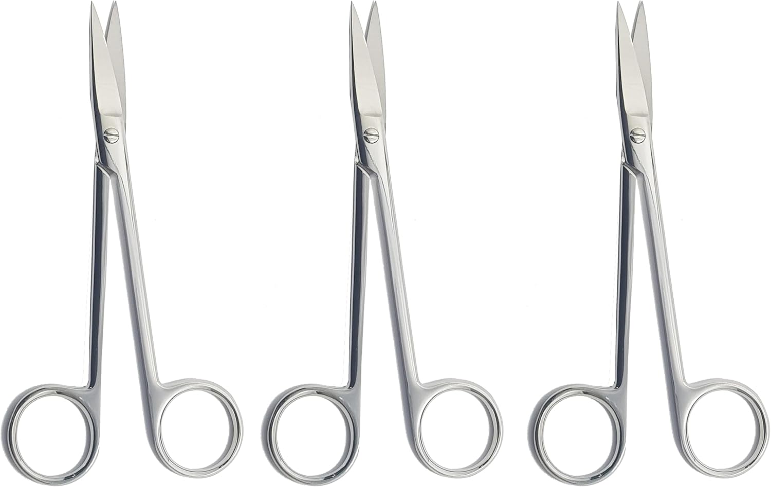 Gum Scissors Straight 14.5 cm – 3 Pcs | Stainless Steel | Precision Cutting Edge | Ergonomic Design #1013500030-1