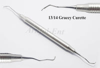 Dental Hygiene Set Gracey Curette, Hygienist Scaler, Sickle Scaler, Dental Mirrors with Mirror Handle, College Tweezers/Cotton Plier Hygienists Instruments Tool kit 18 Pcs