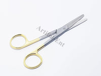Ciseaux Mayo droits TC 14,5 cm – 2 pièces | Tranchants en carbure de tungstène | Ciseaux chirurgicaux en acier inoxydable #113910601