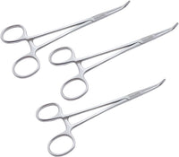Pinza per arterie Baby Adson – 18 cm curva | Set da 3 pezzi | Acciaio inossidabile | Autoclavabile #115910181