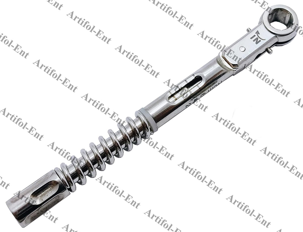 Universal Dental Implant Torque Wrench – 6 mm Hex, 10–70 Ncm | Adjustable Ratchet Torque Control, Compatible with Most Implant Systems #OS1074