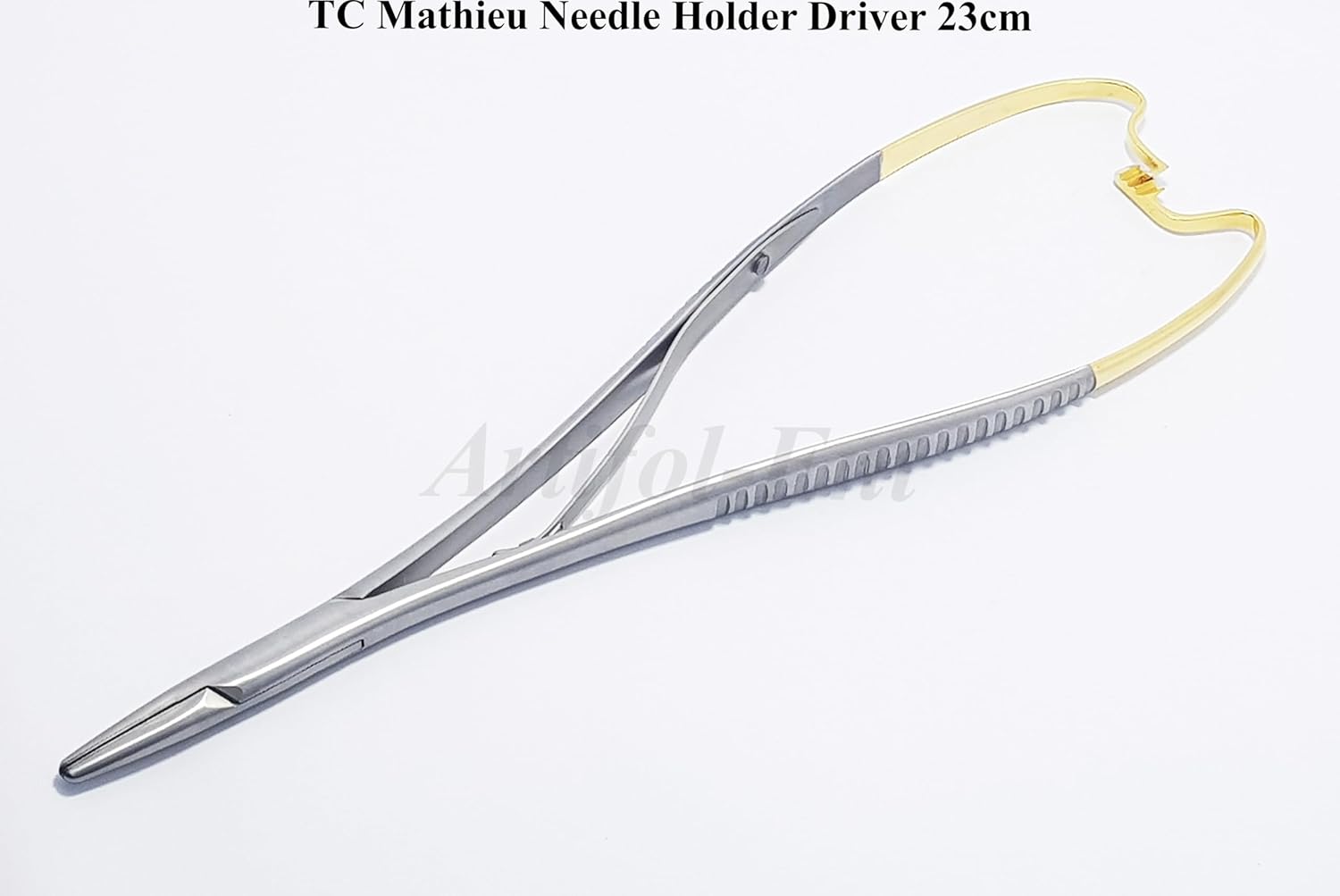 TC Mathieu Needle Holder Driver 23cm 9" with Tungsten Carbide Inserts Surgical Forceps Dental Plier 2 Pcs #132910170
