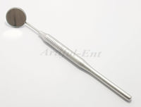 Dental Mouth Mirrors #5 – Pack of 12 Pcs with 2 Mirror Handles | Stainless Steel Dental Examination Mirrors | Reusable & Autoclavable Tools #‎MH6-1 & 122910333