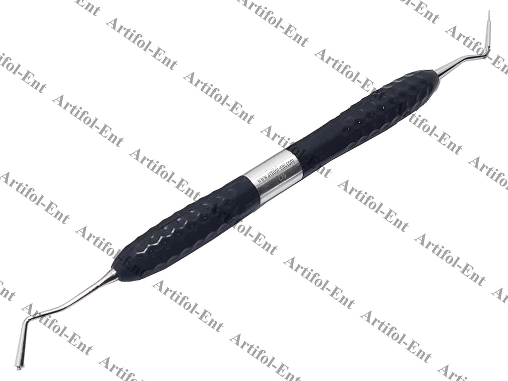 CT6 Dental Composite Resin Filling Instruments – 17 cm | 3 Pcs Set | Double Ended | Black Silicone Handle