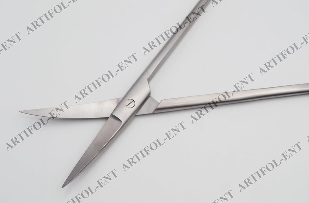 2 pcs Sims Curved Scissors – 20 cm | Stainless Steel Precision Surgical Scissors with Long Reach #113910127