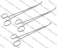 Overholt Geissendoerfer Arterienklemme – 27 cm gebogen | 3-teiliges Set | Edelstahl | Autoklavierbar #115910172