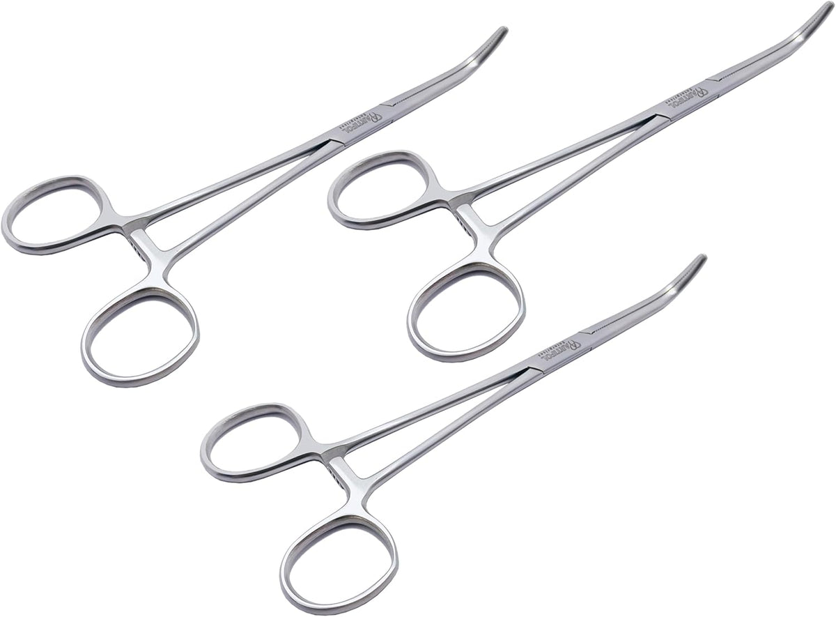 Mixter-O’Shaughnessy Dissecting Forceps Curved – 19 cm (3 Pcs)  Precision Surgical Dissecting Forceps for Controlled Tissue Handling | #115910234