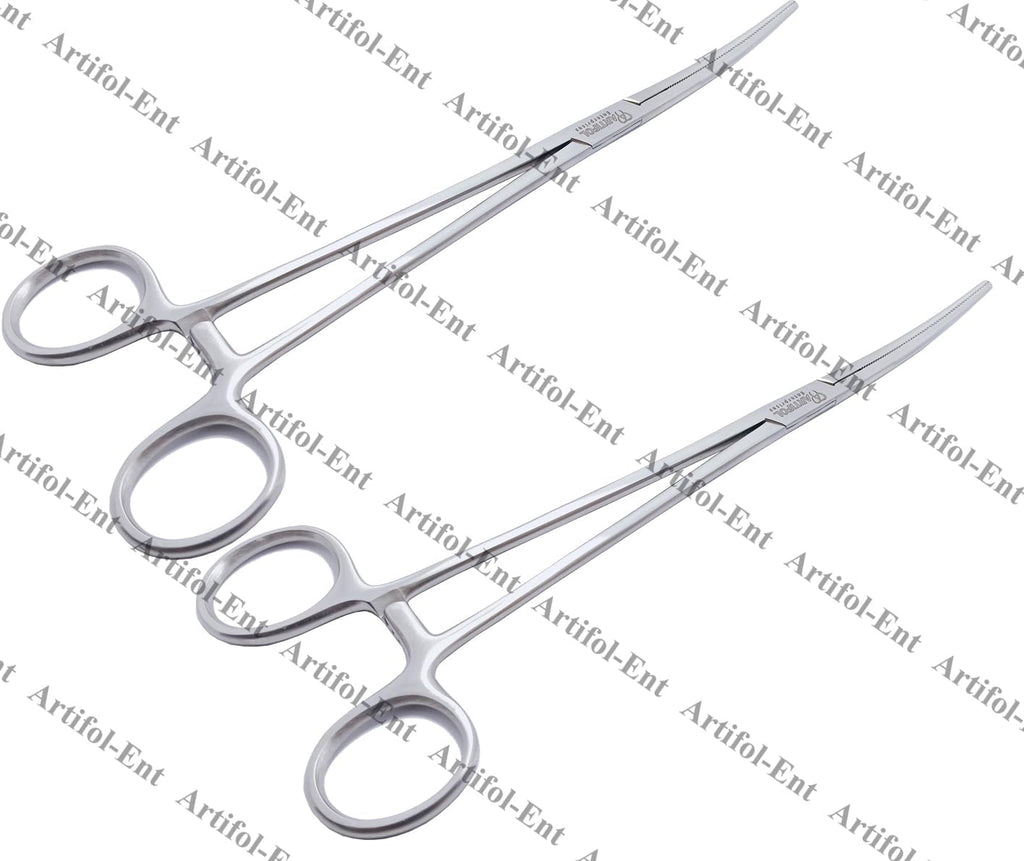 Crafoord Artery Forceps – 24 cm Curved | 2 Pcs Set | Stainless Steel | Autoclavable #115910223