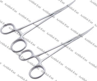 Pinza per arteria Crafoord – 24 cm curva | Set da 2 pezzi | Acciaio inossidabile | Autoclavabile #115910223