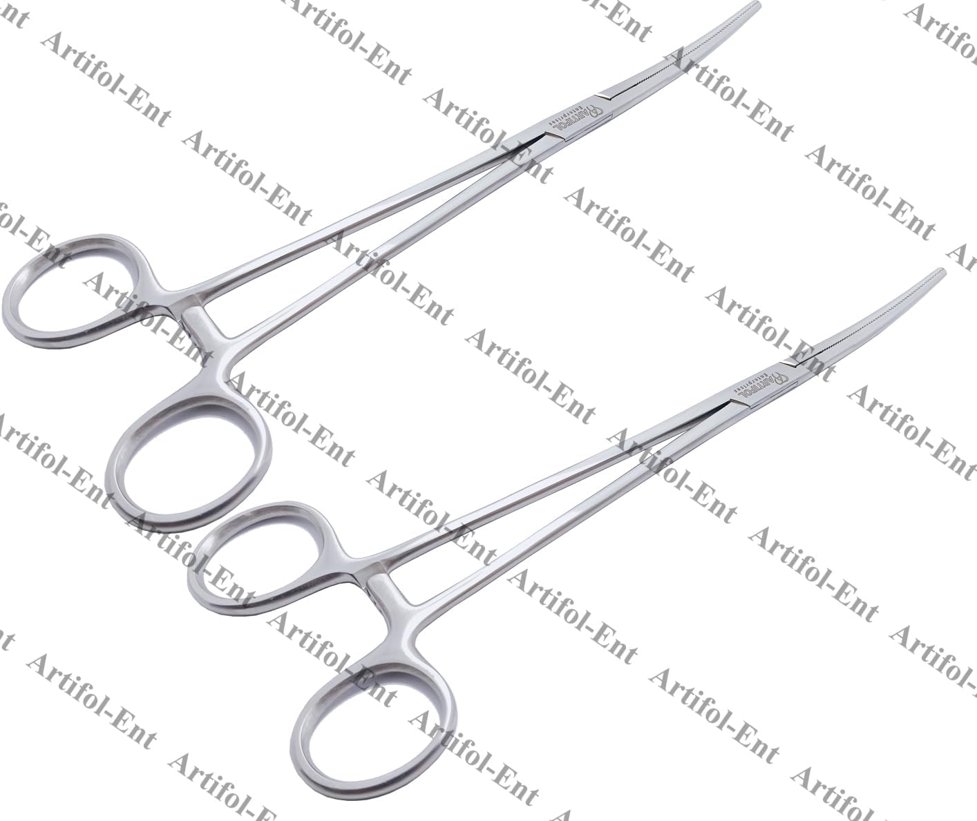 Crafoord Artery Forceps – 24 cm Curved | 2 Pcs Set | Stainless Steel | Autoclavable #115910223