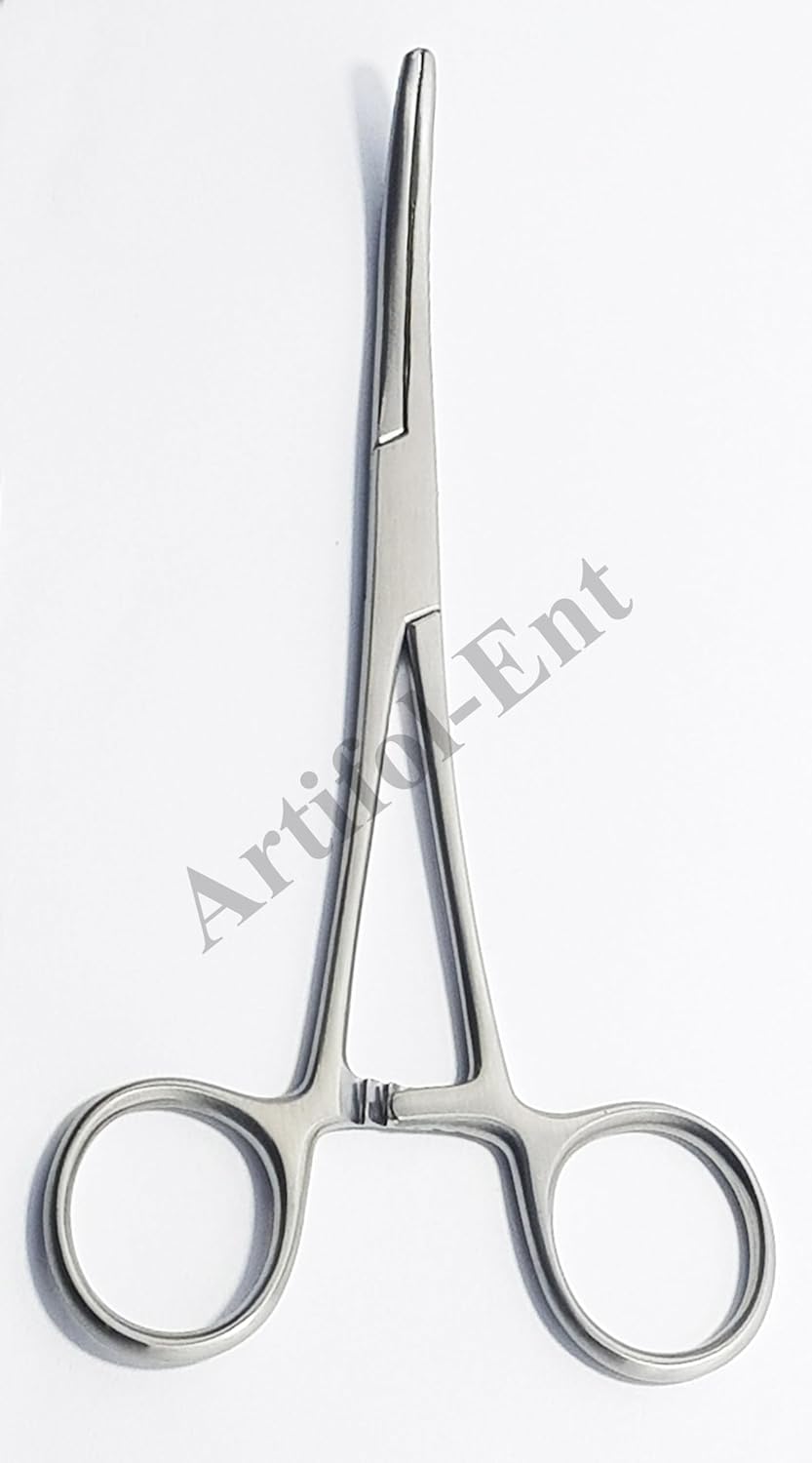 Rochester Carmalt Forceps – 16 cm Curved (3 Pcs Set)  Stainless Steel Surgical Forceps for Precise Tissue Handling | #115910198