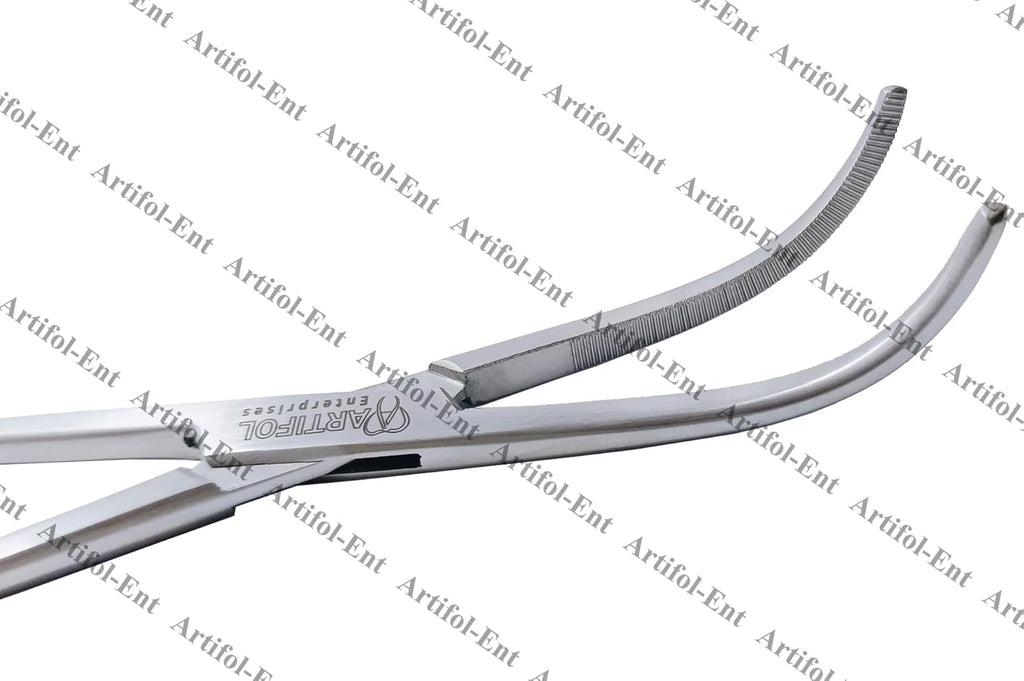 Overholt Geissendoerfer Arterienklemme – 27 cm gebogen | 3-teiliges Set | Edelstahl | Autoklavierbar #115910172