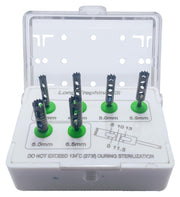 Lot de 6 forets trépan longs – Kit d’extraction de couronnes avec support en plastique | Durable, réutilisable et autoclavable #OS106 8