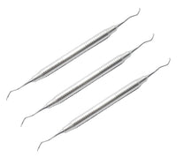 Gracey Curette 13/14 – Double End Dental Periodontal Instrument | Ergonomic Hollow Handle | 3-Piece Hygiene Tool Set #‎SG13/14XE2