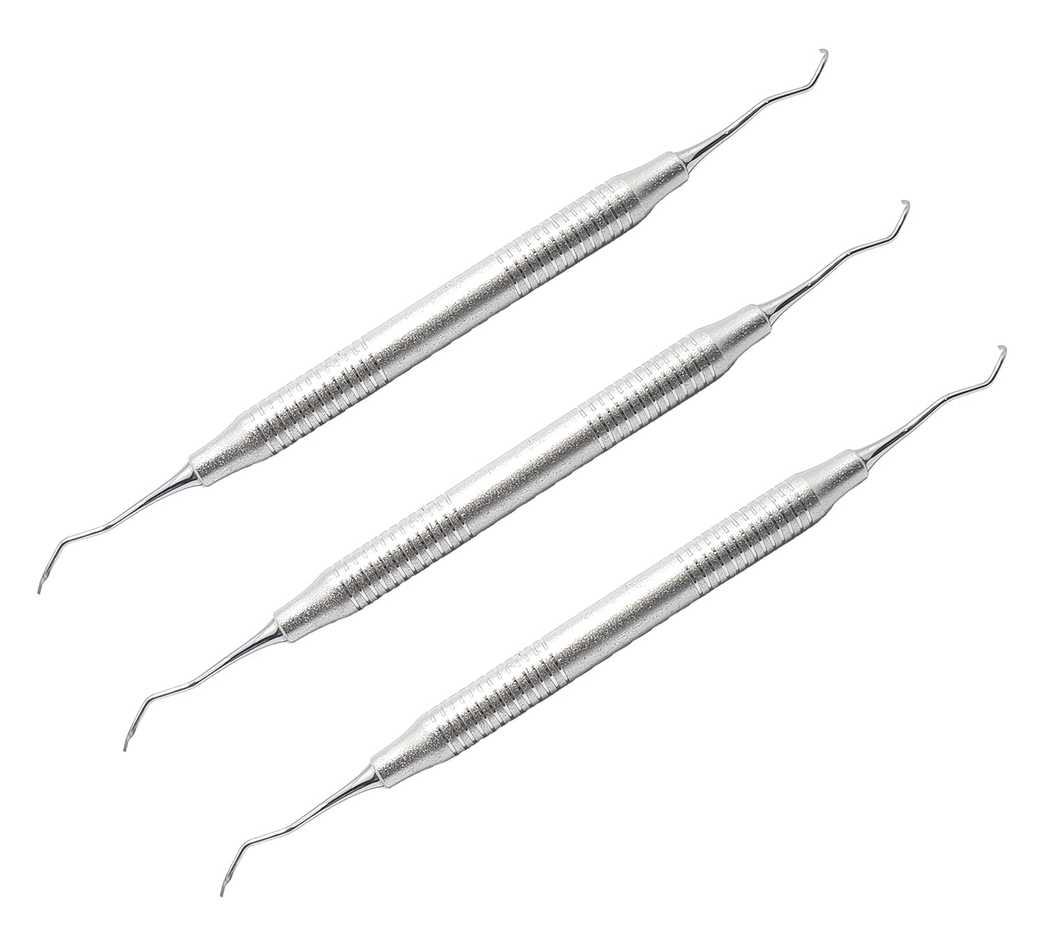 Gracey Curette 13/14 – Double End Dental Periodontal Instrument | Ergonomic Hollow Handle | 3-Piece Hygiene Tool Set #‎SG13/14XE2