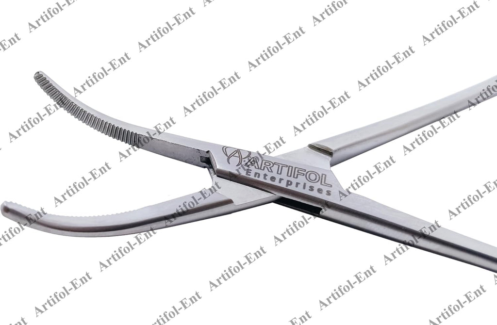 Baby-Mixter Dissecting Forceps – 14 cm Curved | 3 Pcs Set | Stainless Steel | Autoclavable #115910236