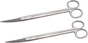 2 pcs Sims Curved Scissors – 20 cm | Stainless Steel Precision Surgical Scissors with Long Reach #113910127
