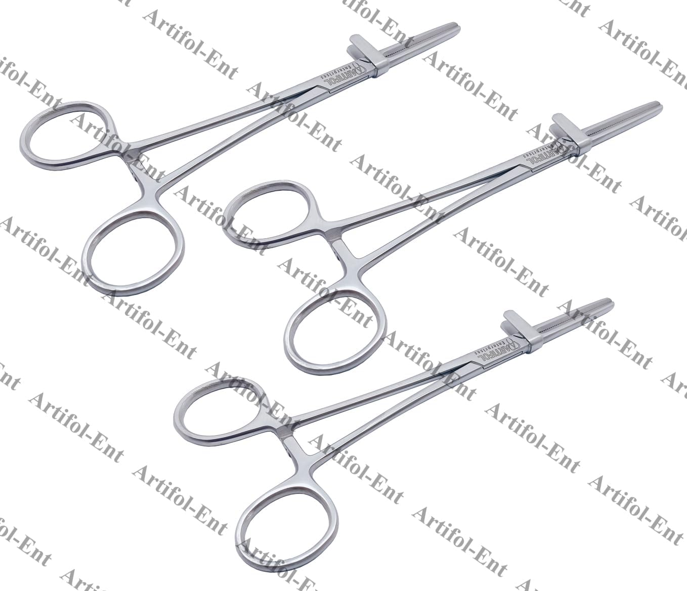 Schlauchschelle – 18 cm | 3er-Set | Edelstahl | Hämostat-Verschluss | Autoklavierbar #115910362