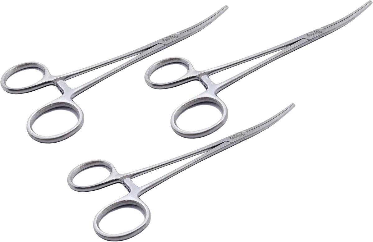 Sarot Arterienklemme, gebogen – 23 cm (3 Stück) Präzisions-Hämostaseklemme für zuverlässige Gefäßkontrolle | #115141600