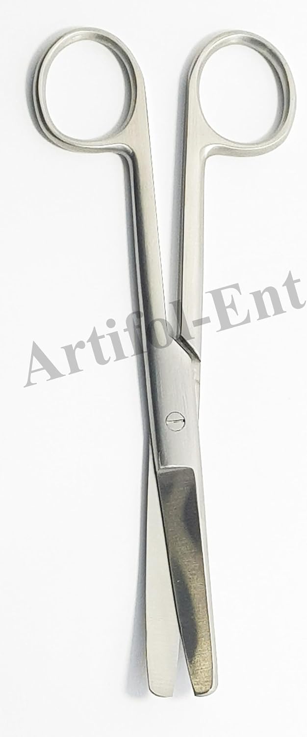 Operating Scissors – Curved Blunt/Blunt, 16.5 cm | Stainless Steel Surgical Scissors | Reusable & Autoclavable – 3 Pcs Set #113910015