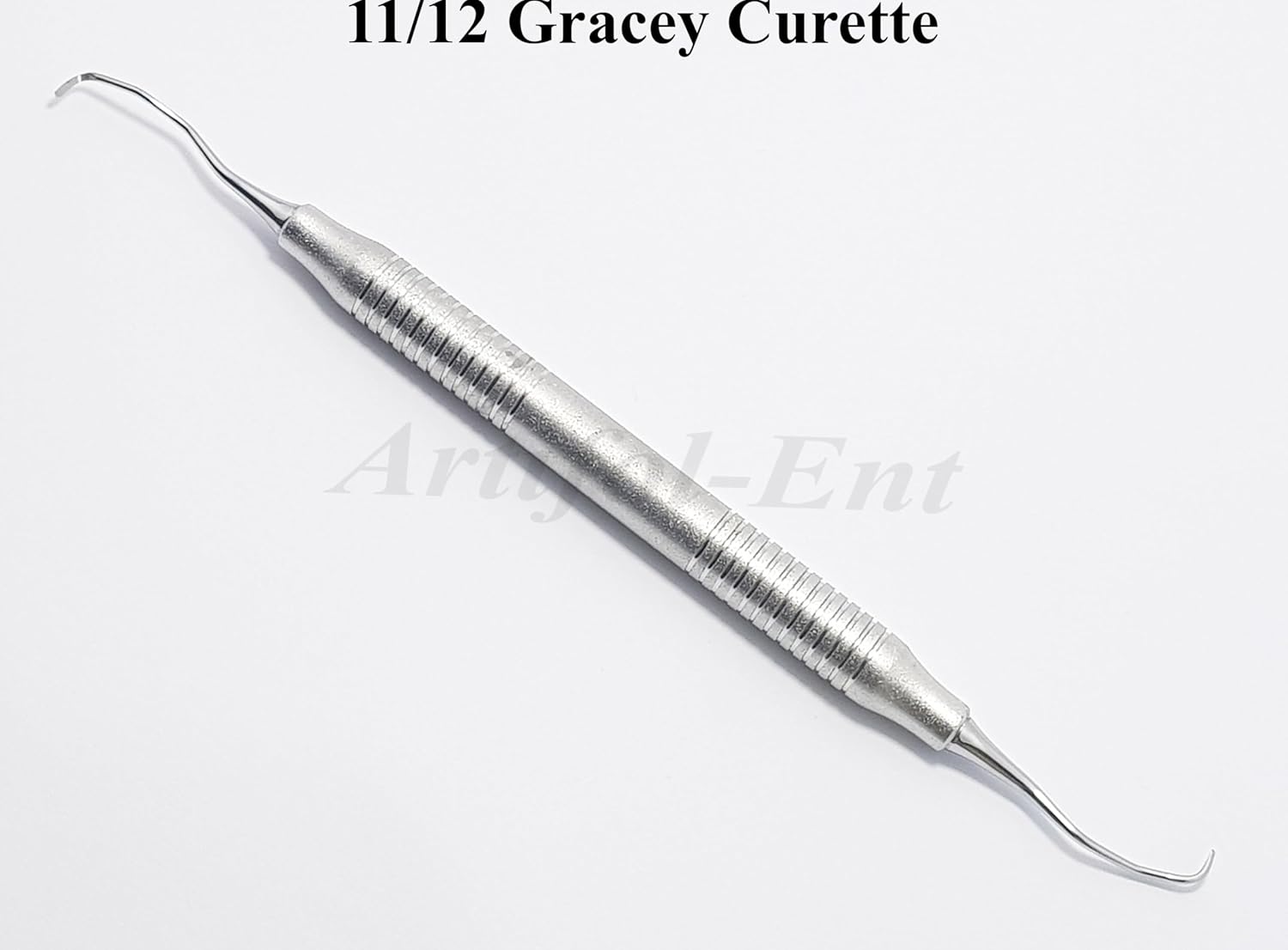 Gracey Curette 11/12 – Double End Dental Periodontal Instrument | Ergonomic Hollow Handle | 3-Piece Hygiene Tool Set #‎SG11/12XE2