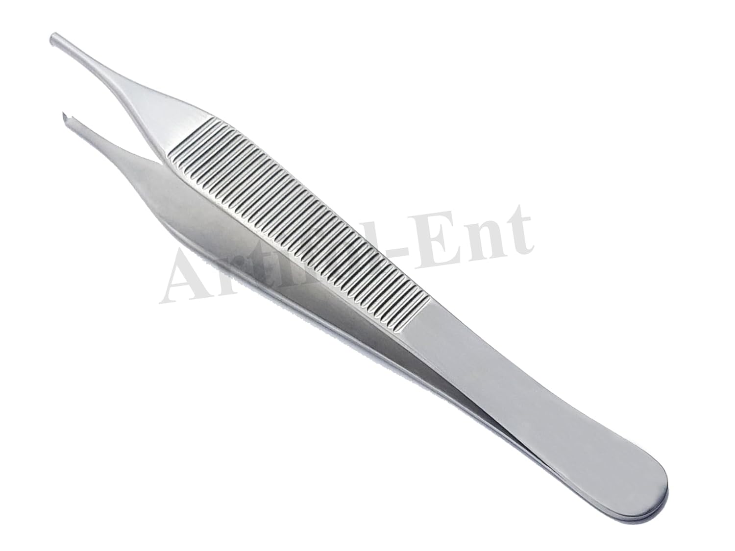 Adson Tissue Forceps 1×2 Teeth – 12 cm & 15 cm Kocher Surgical Tweezers | Stainless Steel Precision Instruments | 4 Pcs #‎114910111 & 114910113