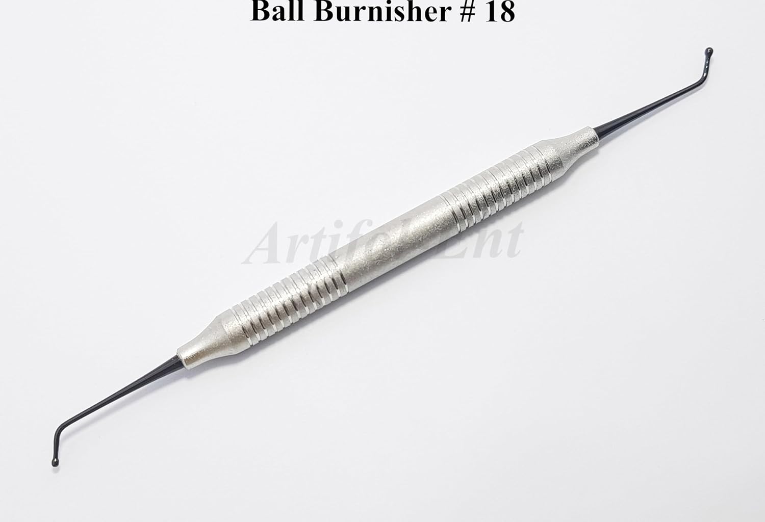 Ball Burnisher #18 – Double-End Dental Composite & Amalgam Instrument | Ergonomic Hollow Handle, Stainless Steel, 3-Piece Set #TNBB18