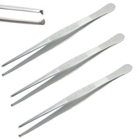 Tissue Forceps 1×2 Teeth – 11.5 cm & 14.5 cm  Surgical Kocher Tweezers | Stainless Steel Tissue Forceps | 3 Pcs