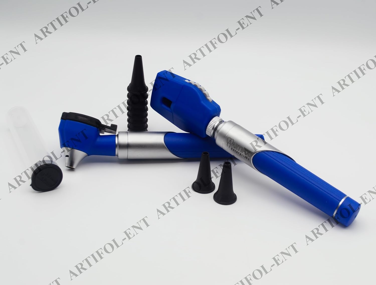 Artifol Student Home Use ENT Otoscope Examination Kit – Fiber Optic Diagnostic Set, Blue Color #OS1096