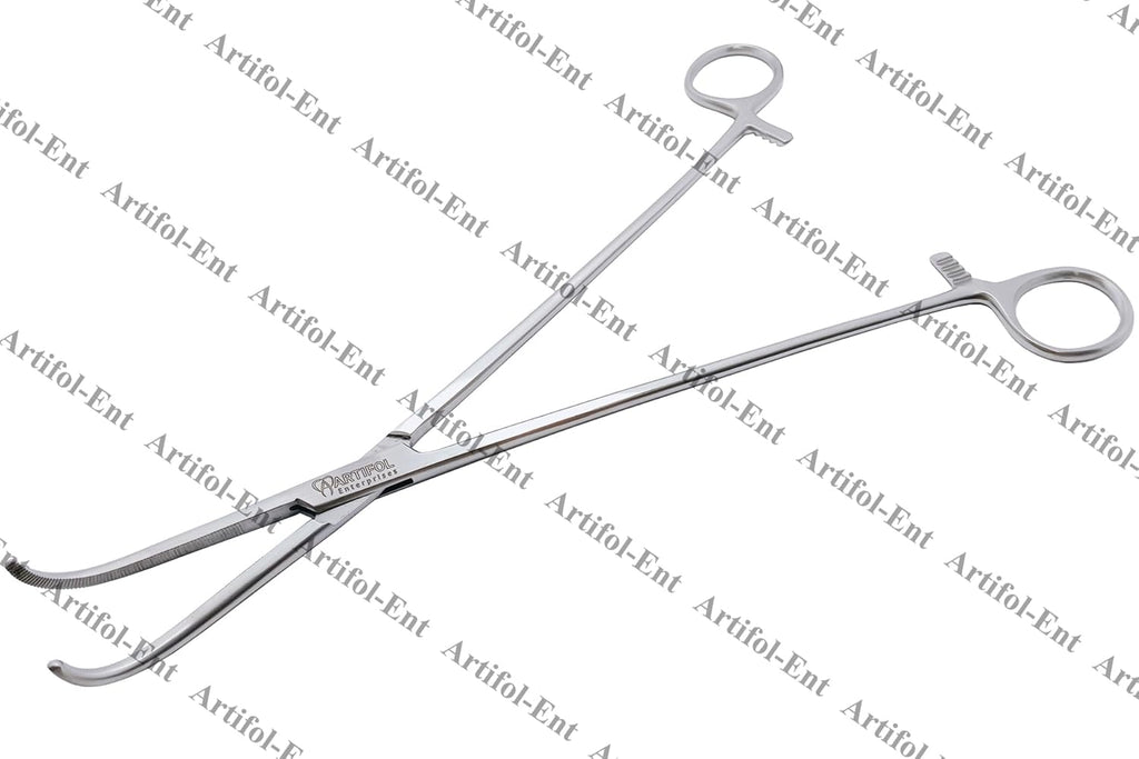 Overholt Geissendoerfer Arterienklemme – 27 cm gebogen | 3-teiliges Set | Edelstahl | Autoklavierbar #115910168