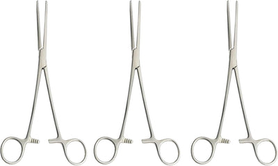Rochester Pean Forceps – 22 cm Straight (3 Pcs Set)  Stainless Steel Surgical Forceps for Precise Tissue Handling | #115910121