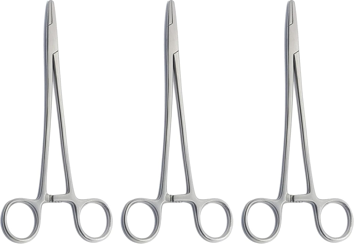 Porte-aiguilles MAYO-HEGAR – 18 cm | Lot de 3 pièces | Suture de précision | Acier inoxydable n° 132910032