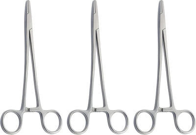 Porte-aiguilles MAYO-HEGAR – 18 cm | Lot de 3 pièces | Suture de précision | Acier inoxydable n° 132910032