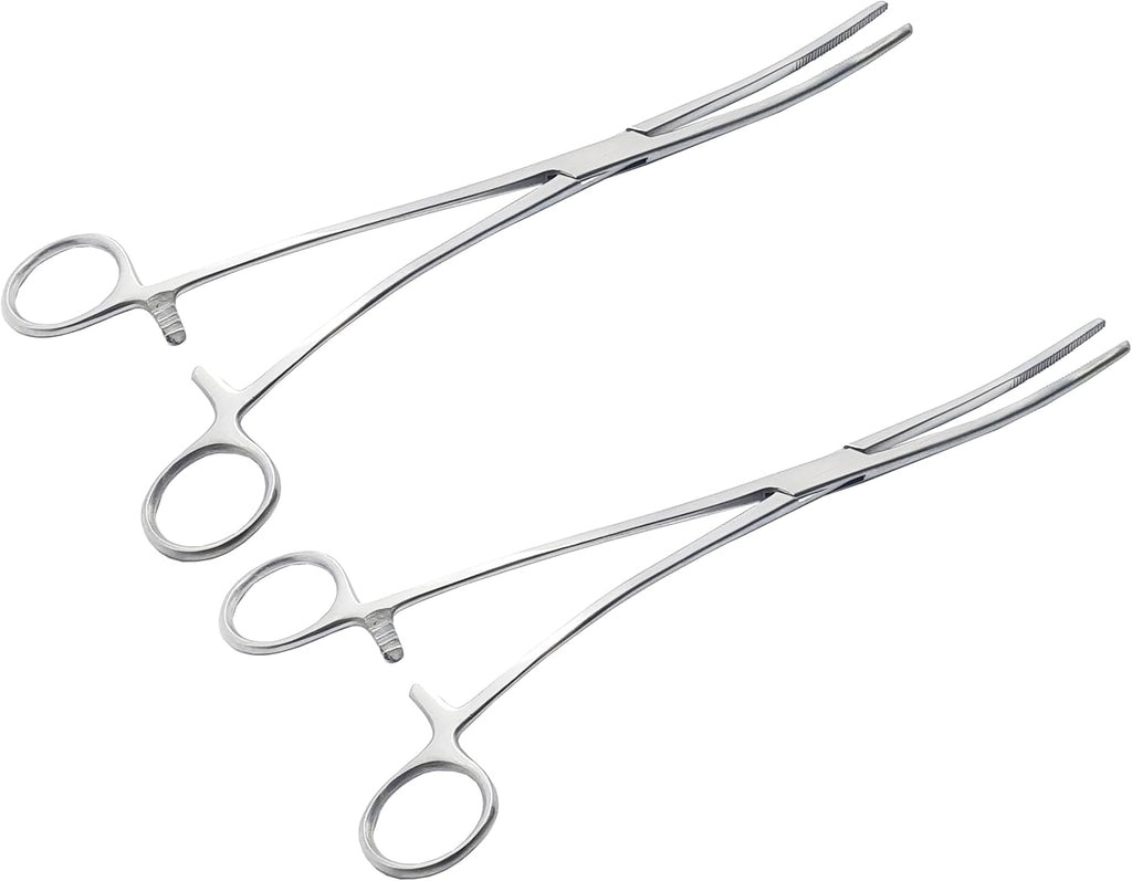 Pinze Bozemann per spugne e rimozione di polipi – 25 cm curve (set da 2 pezzi) Pinze in acciaio inossidabile per una manipolazione precisa delle spugne e la rimozione dei polipi | #117270510