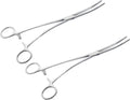 Pinze Bozemann per spugne e rimozione di polipi – 25 cm curve (set da 2 pezzi) Pinze in acciaio inossidabile per una manipolazione precisa delle spugne e la rimozione dei polipi | #117270510